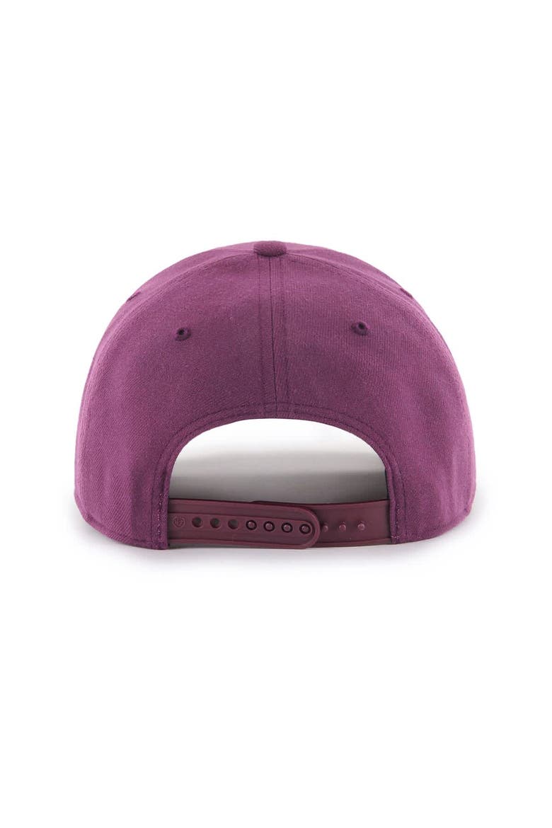 Men's '47  Purple Anaheim Ducks Cold Zone MVP Adjustable Hat, Alternate, color, Purple