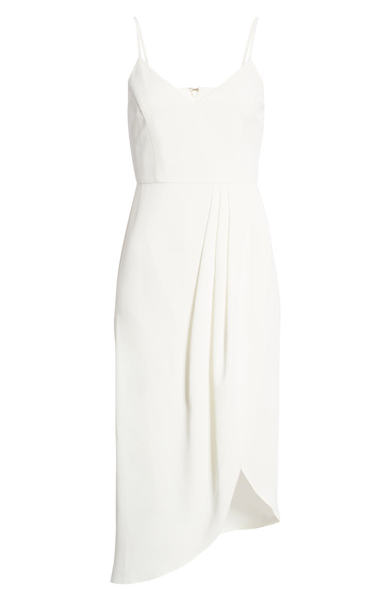 Lulus Reinette V-Neck Midi Dress, Alternate, color, 