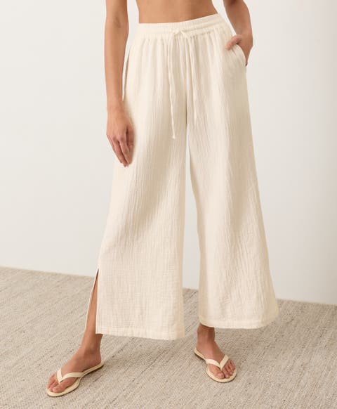Organic Cotton Coastal Double Gauze Pants