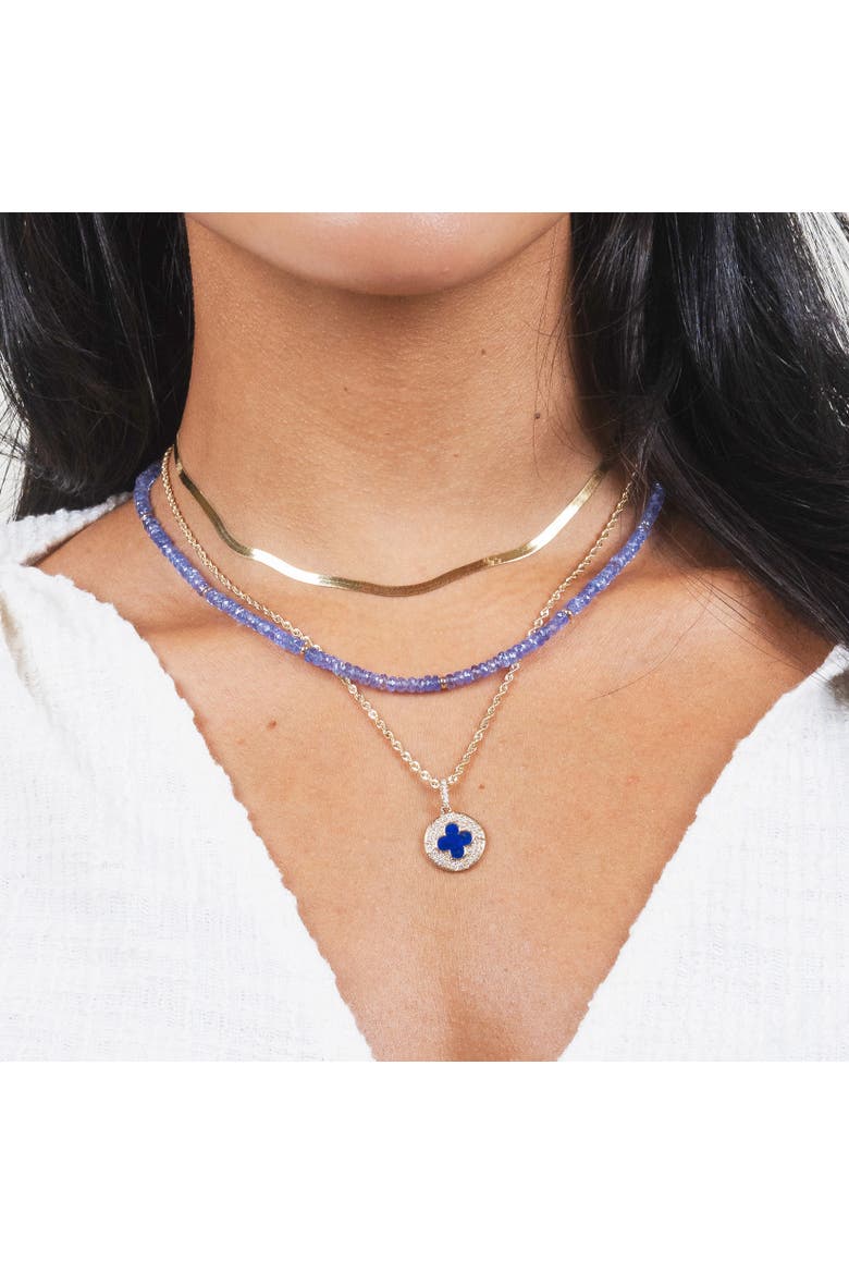 Tanzanite Bead Necklace, Alternate, color, Tanzanite