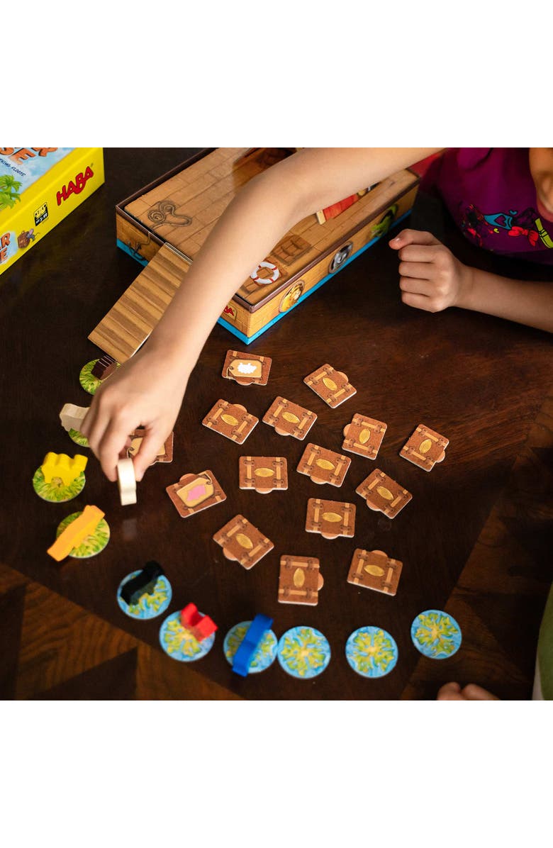 HABA Critter Cruise - Cooperative Noah's Ark Memory Game, Board Game for Kids & Family Night for 3 Year Olds & Up, Made in Germany, Alternate, color, Yellow Multi