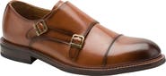 Kenneth Cole Reaction Leland Cap Toe Two Buckle Monk Shoe