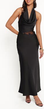 Petal & Pup Jameela Halter-Neck Maxidress