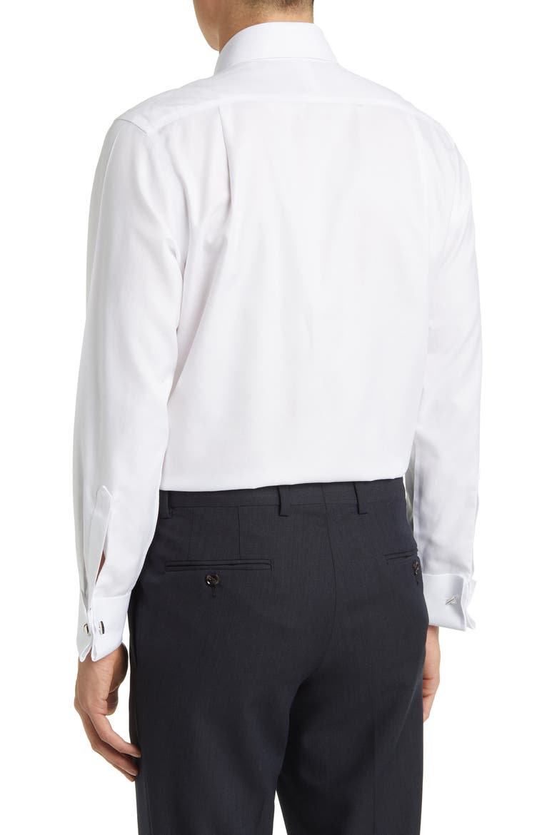 Non-Iron Twill Shirt, Alternate, color, WHITE