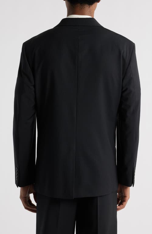 Open Edit Slim Fit Solid Stretch Suit Jacket In Black