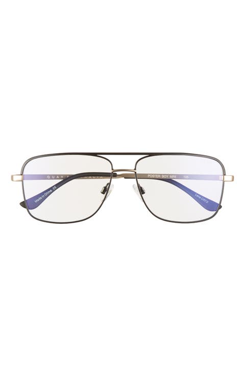 Quay Australia Poster Boy 43mm Blue Light Blocking Glasses