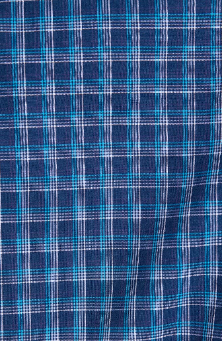 NORDSTROM MEN'S SHOP Trim Fit Non-Iron Plaid Dress Shirt, Alternate, color, 