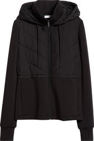 Zella Quilted Scuba Knit Jacket