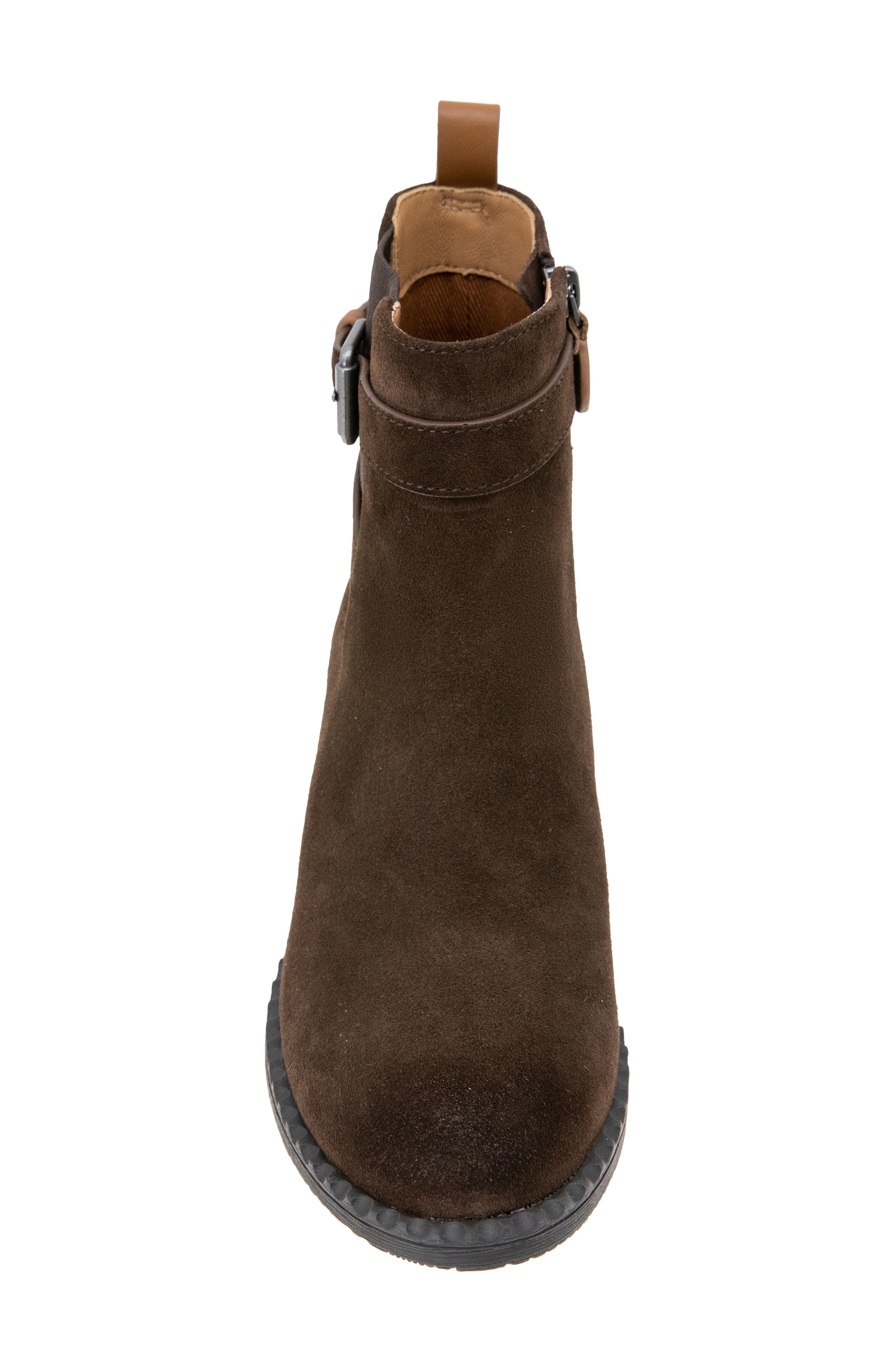 Gentle Souls Bolton Bootie, Alternate, color, Chocolate Suede