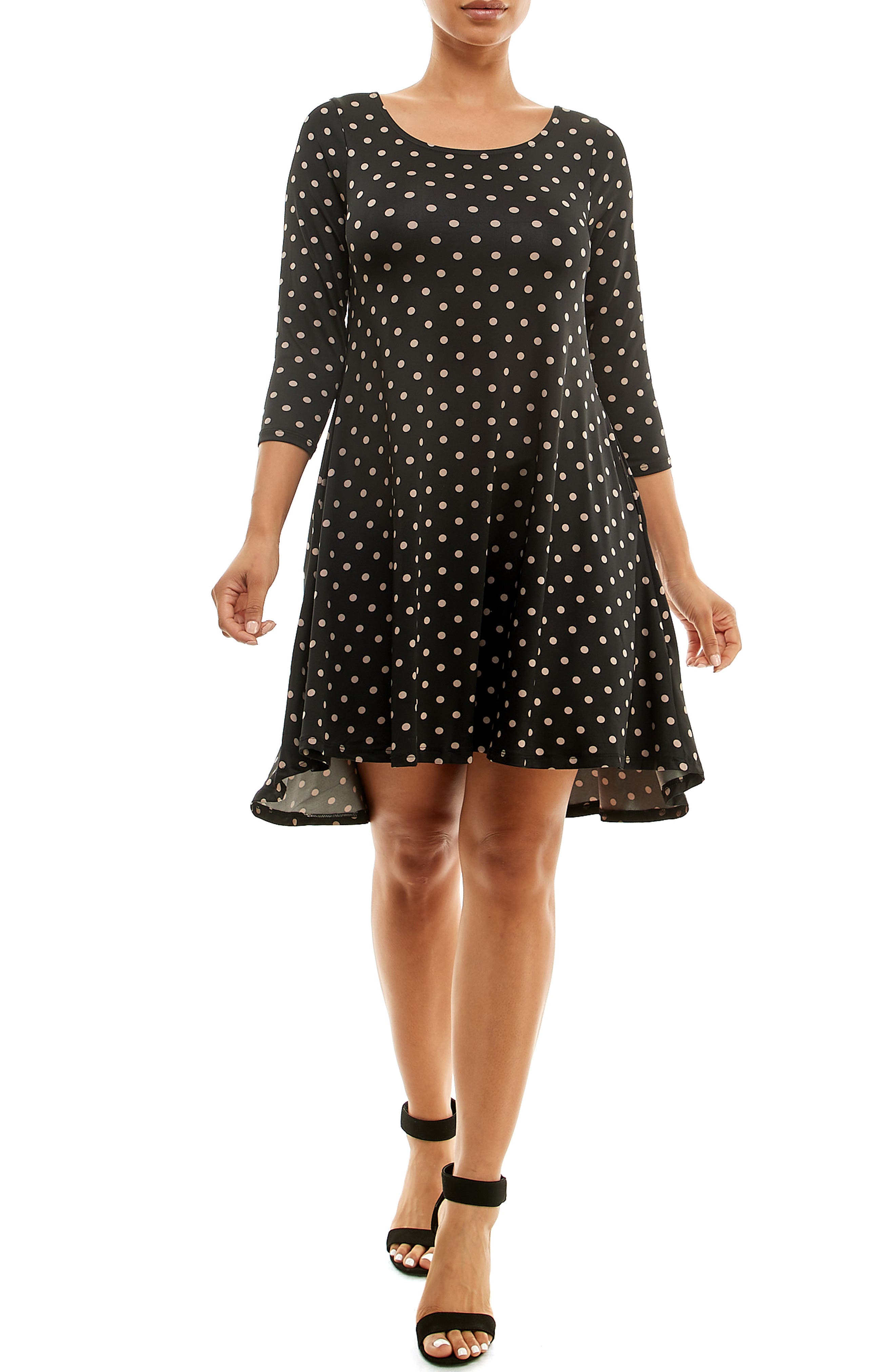 High-Low Trapeze Dress - image 5