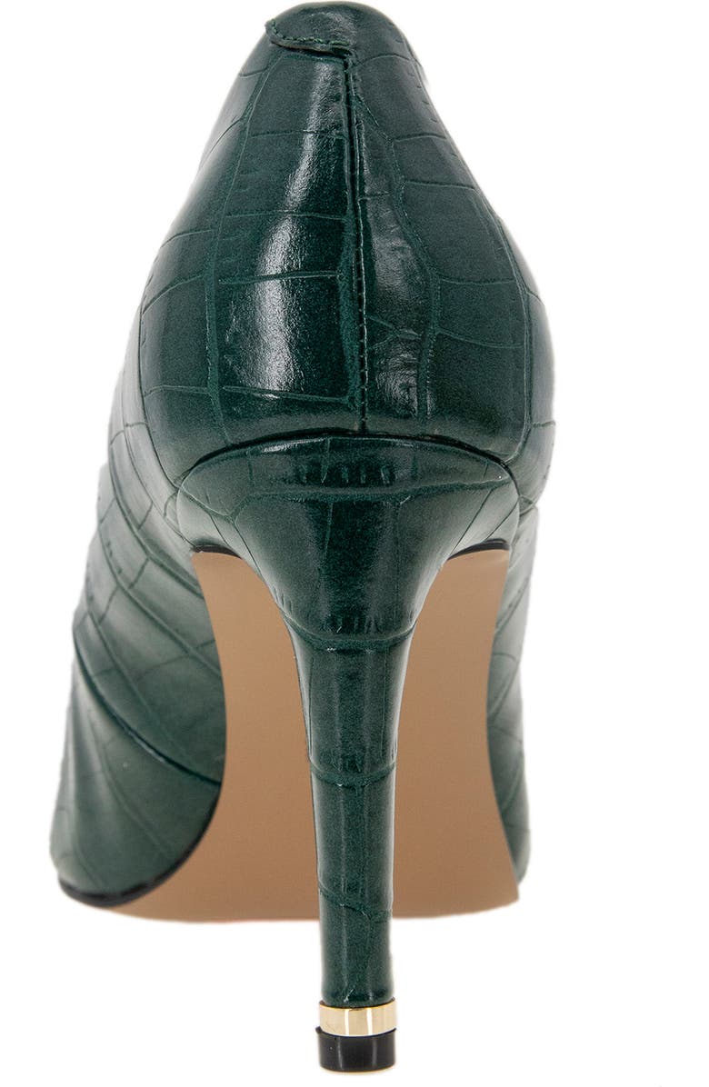 Kenneth Cole Aundrea Pointed Toe Pump, Alternate, color, Emerald Croco
