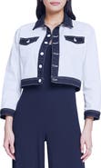 L'AGENCE Koda Colorblock Crop Jacket