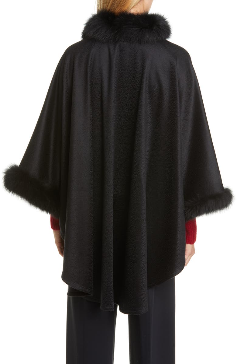Max Mara Wssalto Cashmere Jacket with Genuine Fox Fur Trim | Nordstrom
