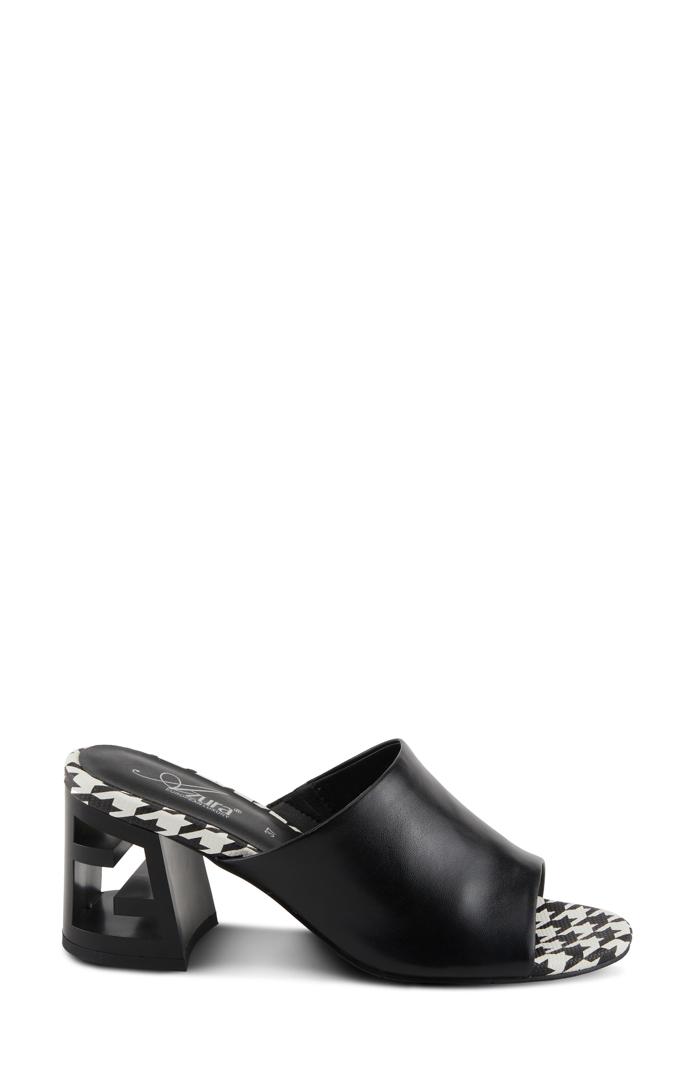 AZURA BY SPRING STEP Sculptor Slide Sandal, Alternate, color, Black