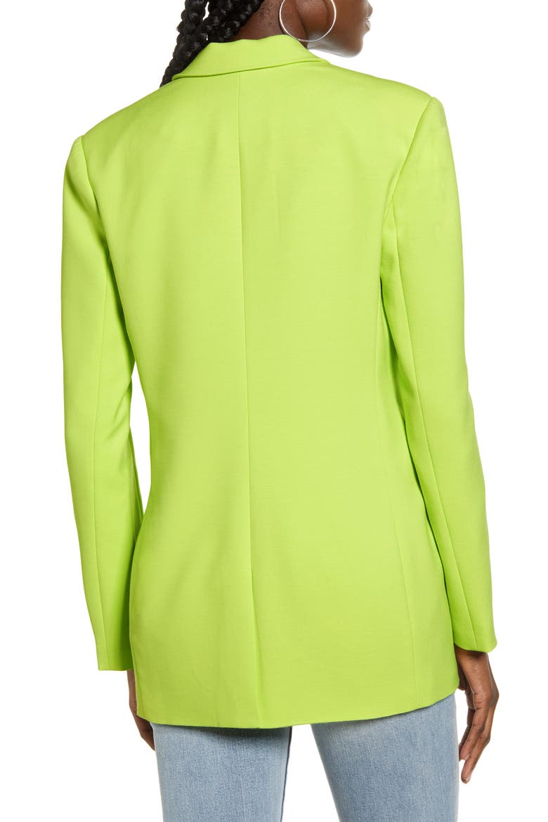 Tailored Blazer, Alternate, color, LIME