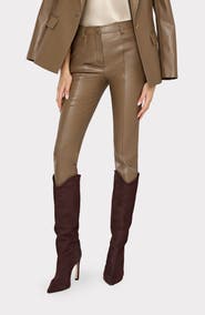 Milly Rue Faux Leather Pants