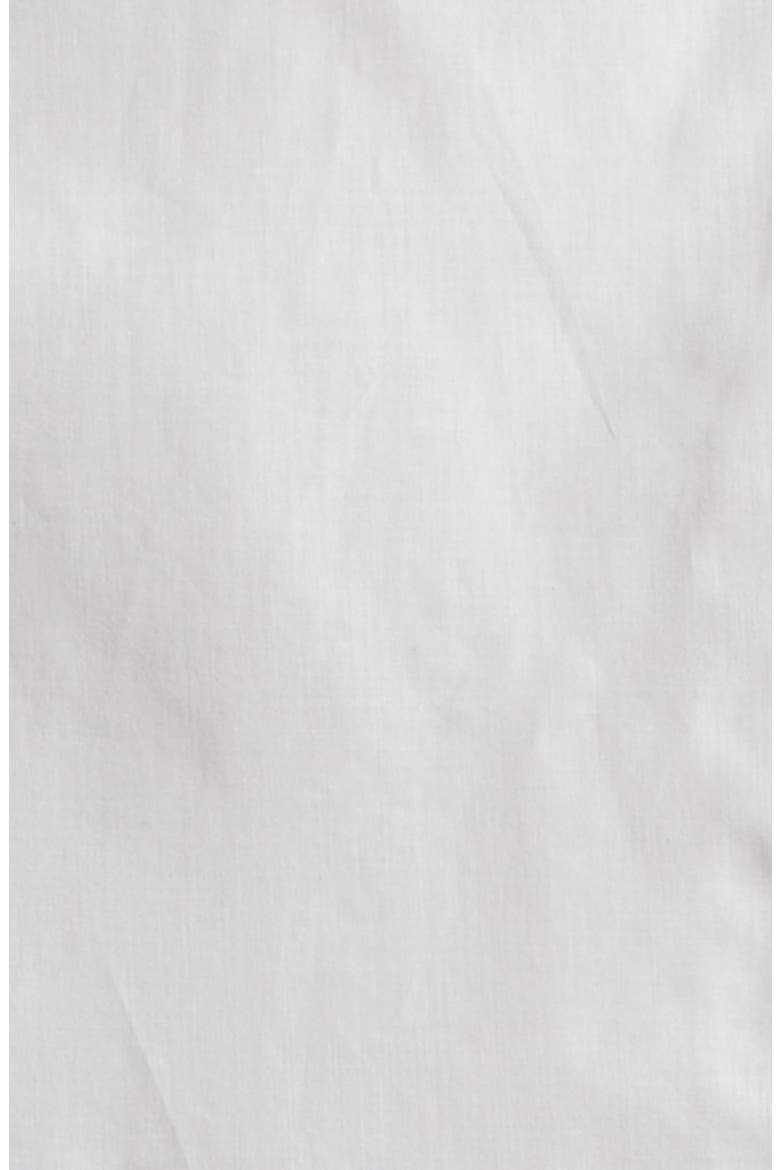 Floral Embroidered Cotton Button-Up Shirt, Alternate, color, 4H9 NATURAL WHITE