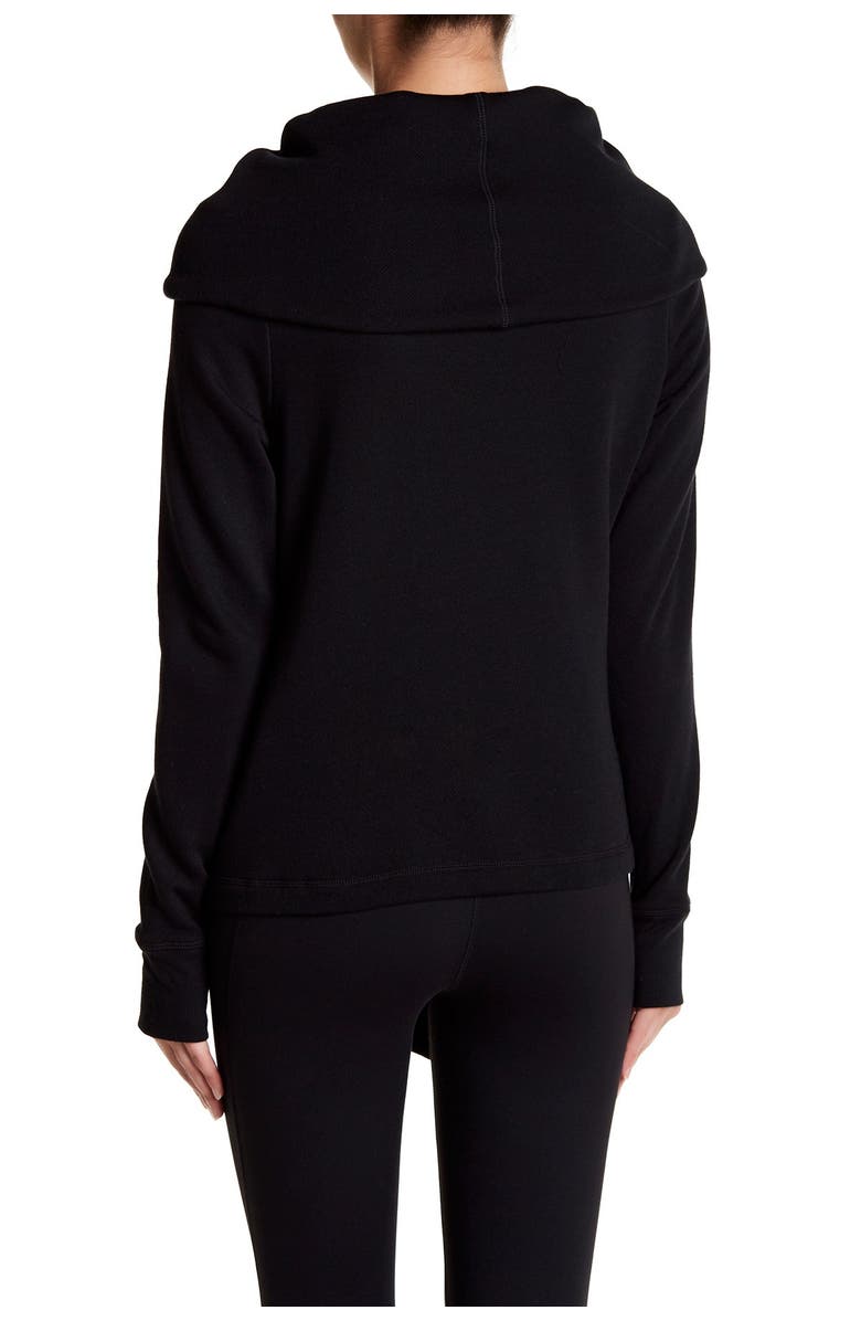 Z by Zella Shooting Star Drape Collar Cardigan, Alternate, color,