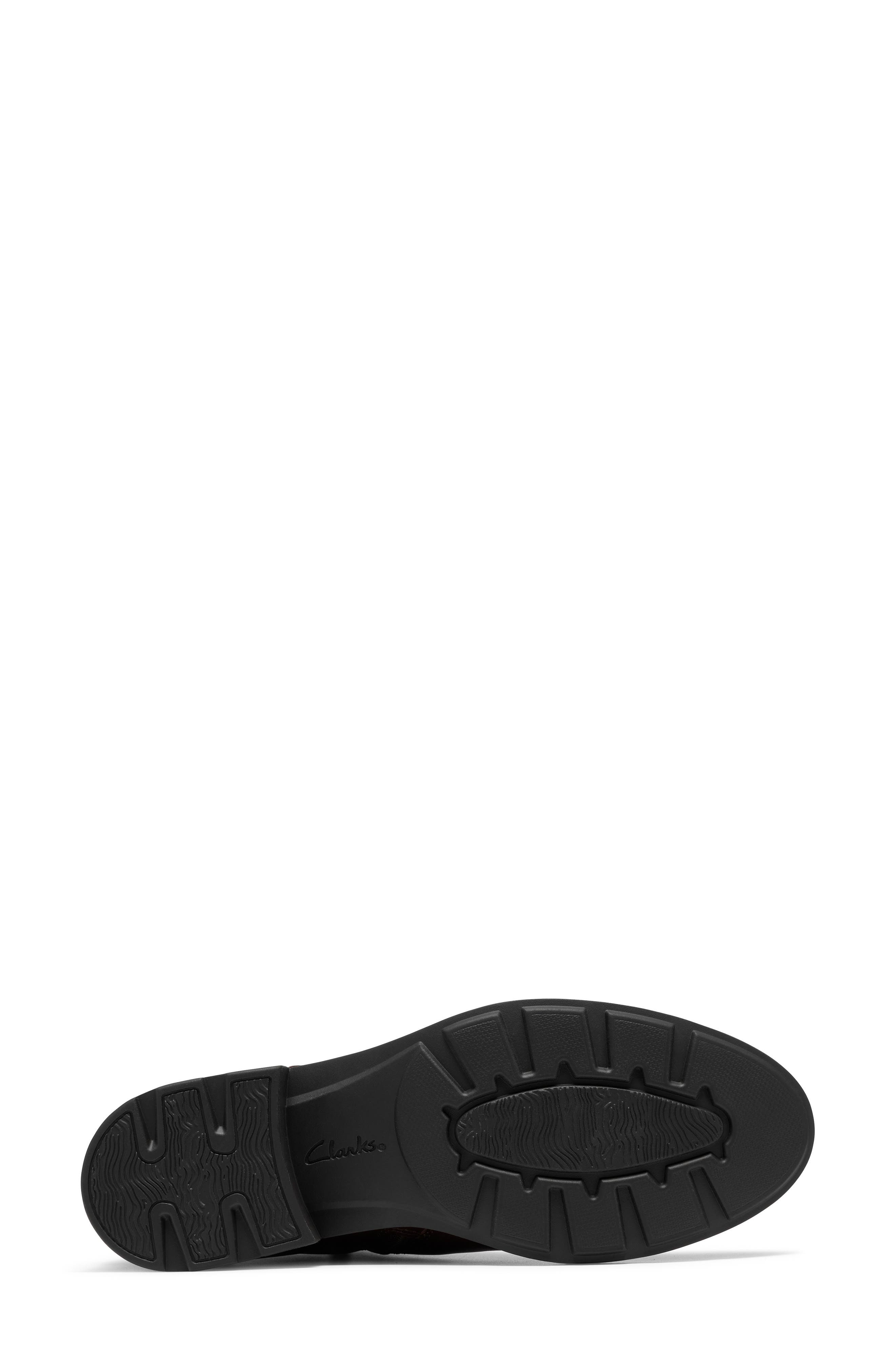 Adalynn West Leather Bootie, Alternate, color, DARK BROWN
