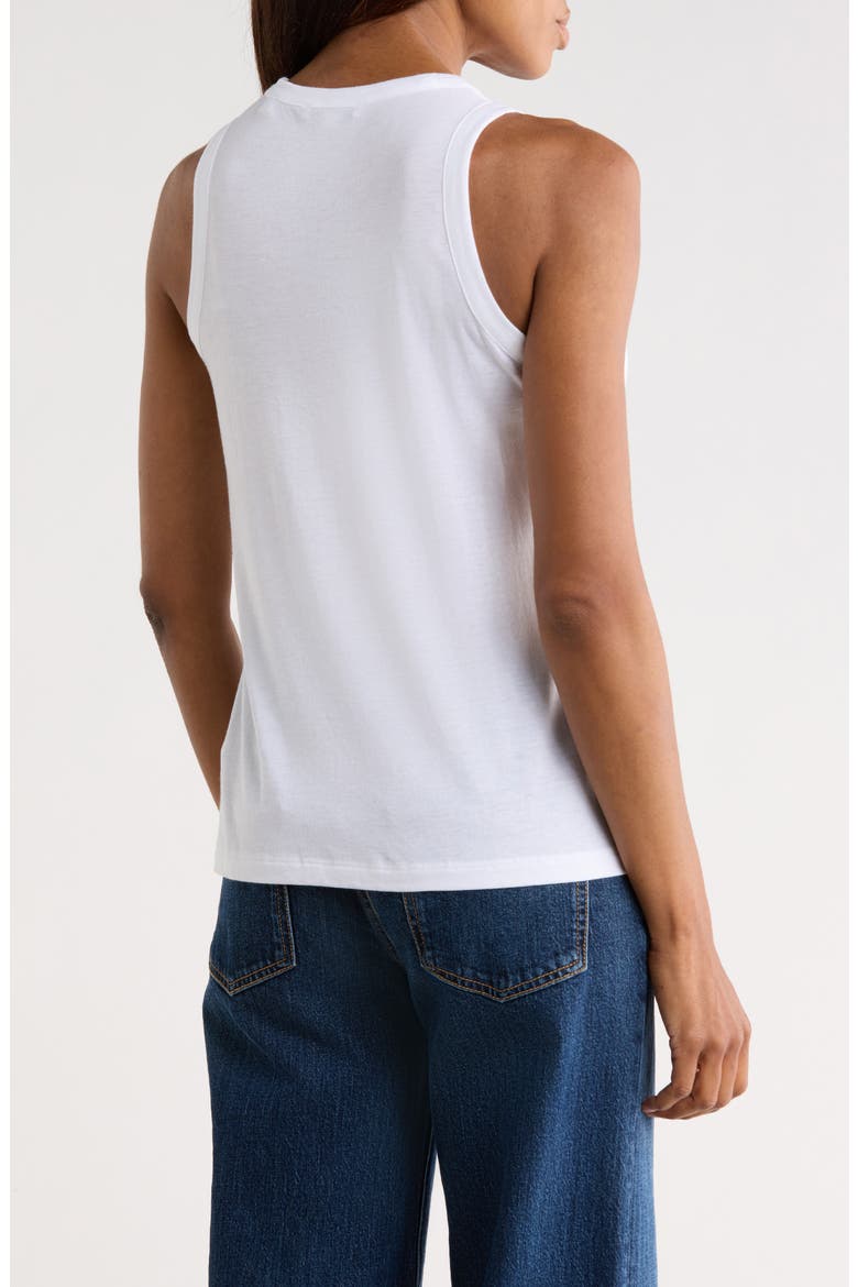 High Neck Tank, Alternate, color, OFF WHITE