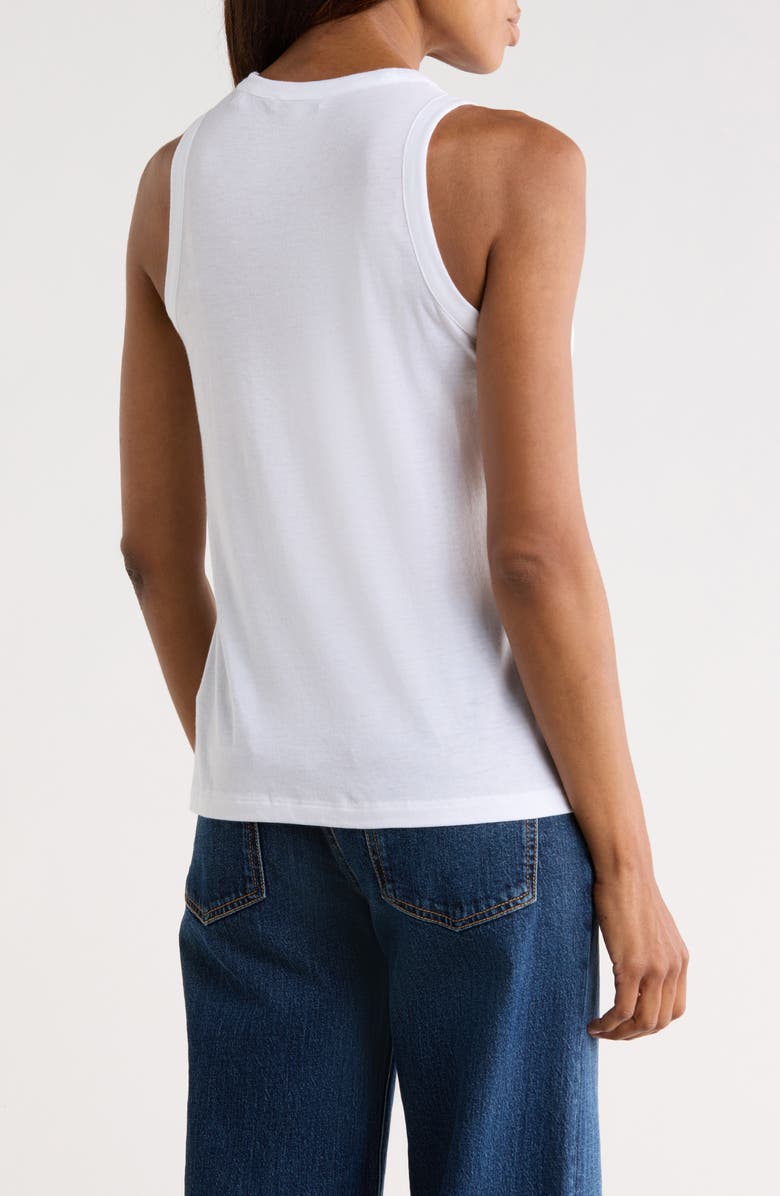 Vince High Neck Tank, Alternate, color, Off White