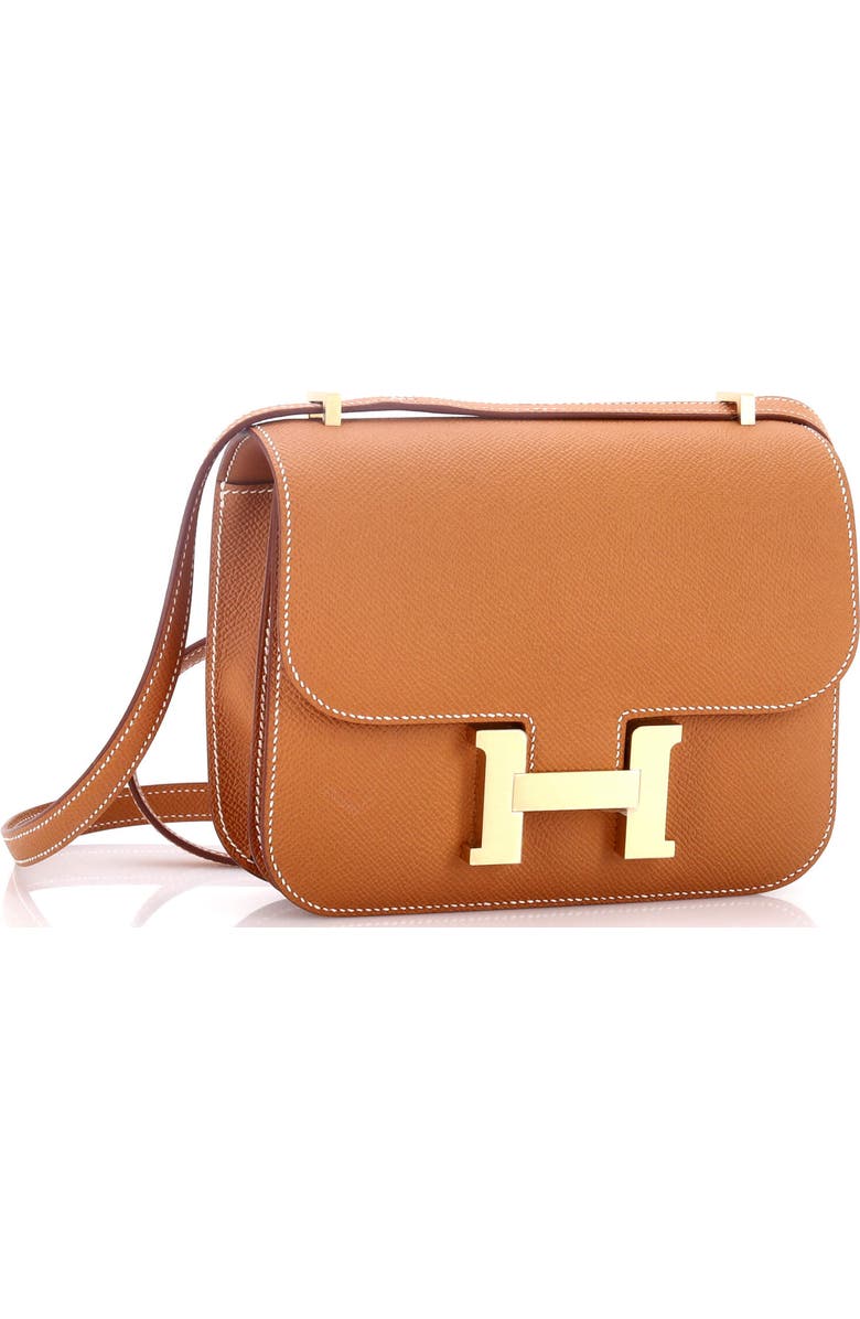 Pre-Owned Hermes Constance NM Bag Epsom 18, Alternate, color, Gold