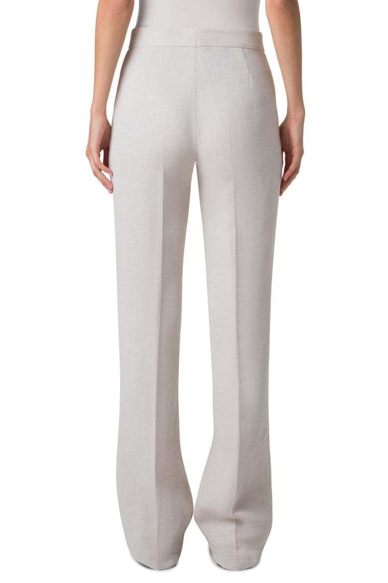 Carl Twisted Linen Blend Double Face Pants, Alternate, color, GREIGE