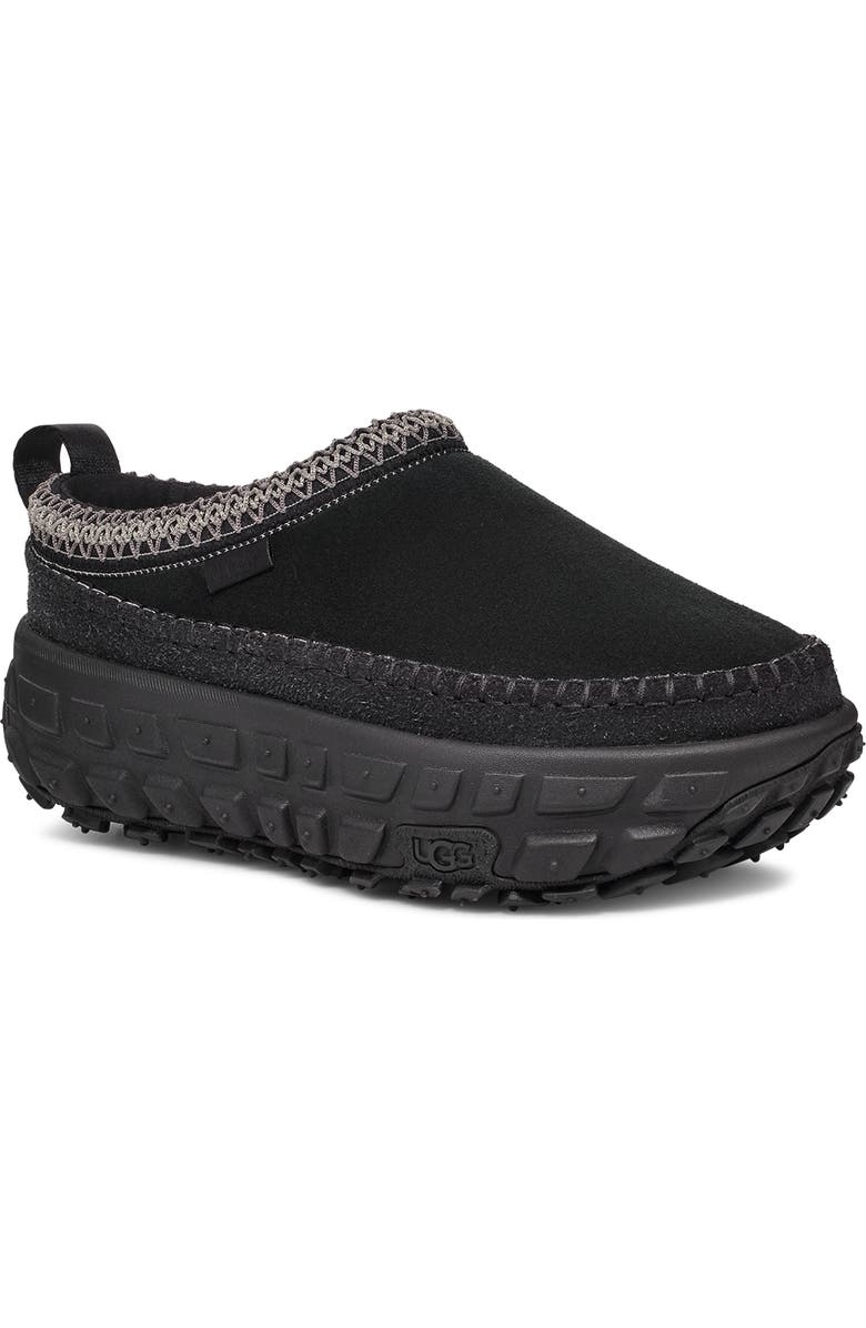 UGG<sup>®</sup> Venture Daze Platform Indoor/Outdoor Slip-On Shoe, Main, color, Black / Black