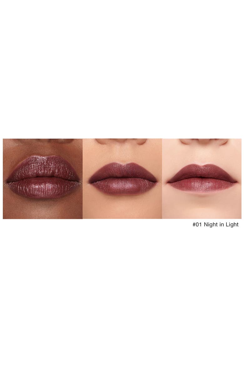 Le Rouge Night Noir Sheer Sparkling Lipstick, Alternate, color, 1 NIGHT LIGHT