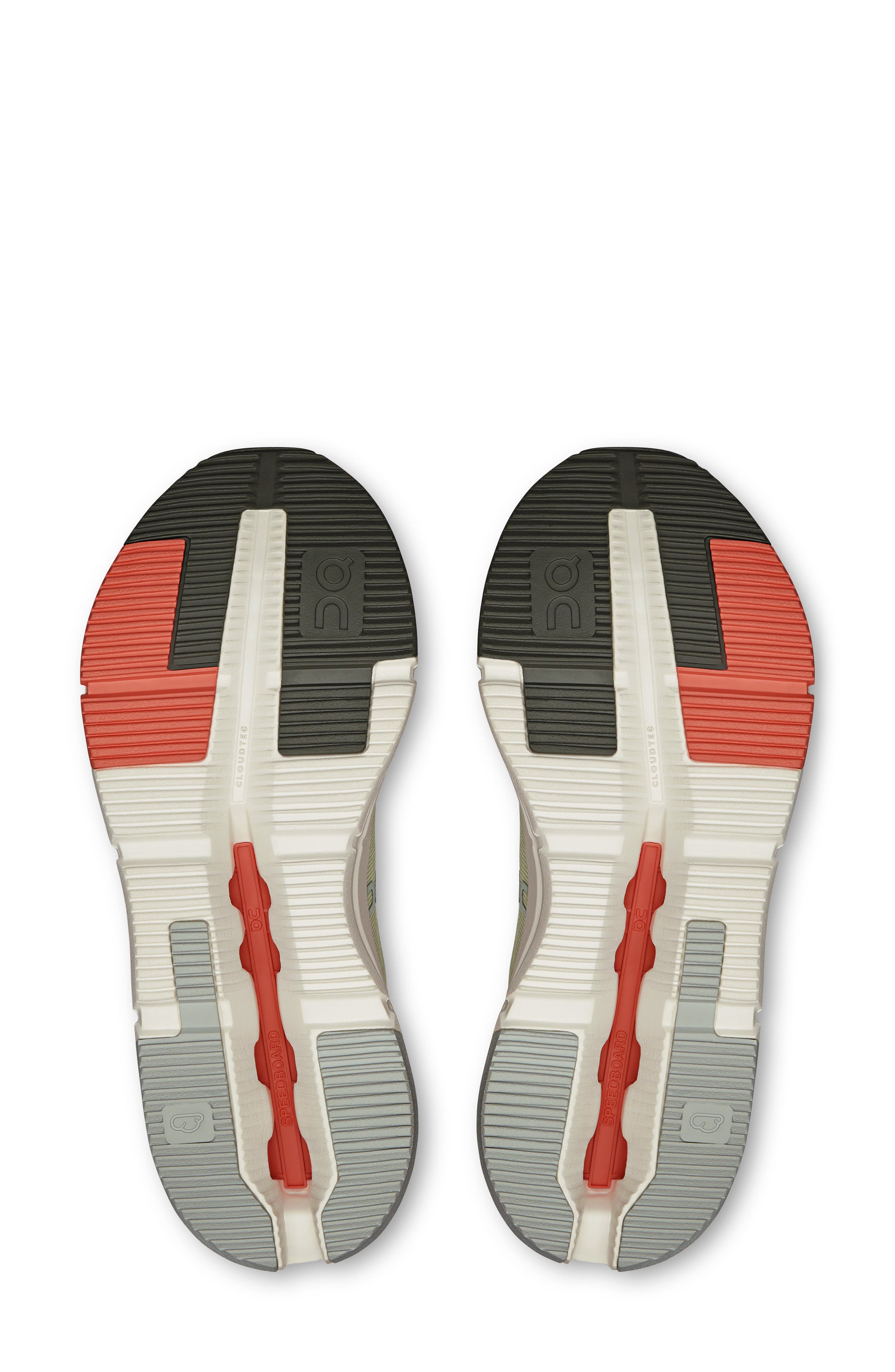 On Cloudnova Form 2 Sneaker, Alternate, color, Chalk/ Salmon