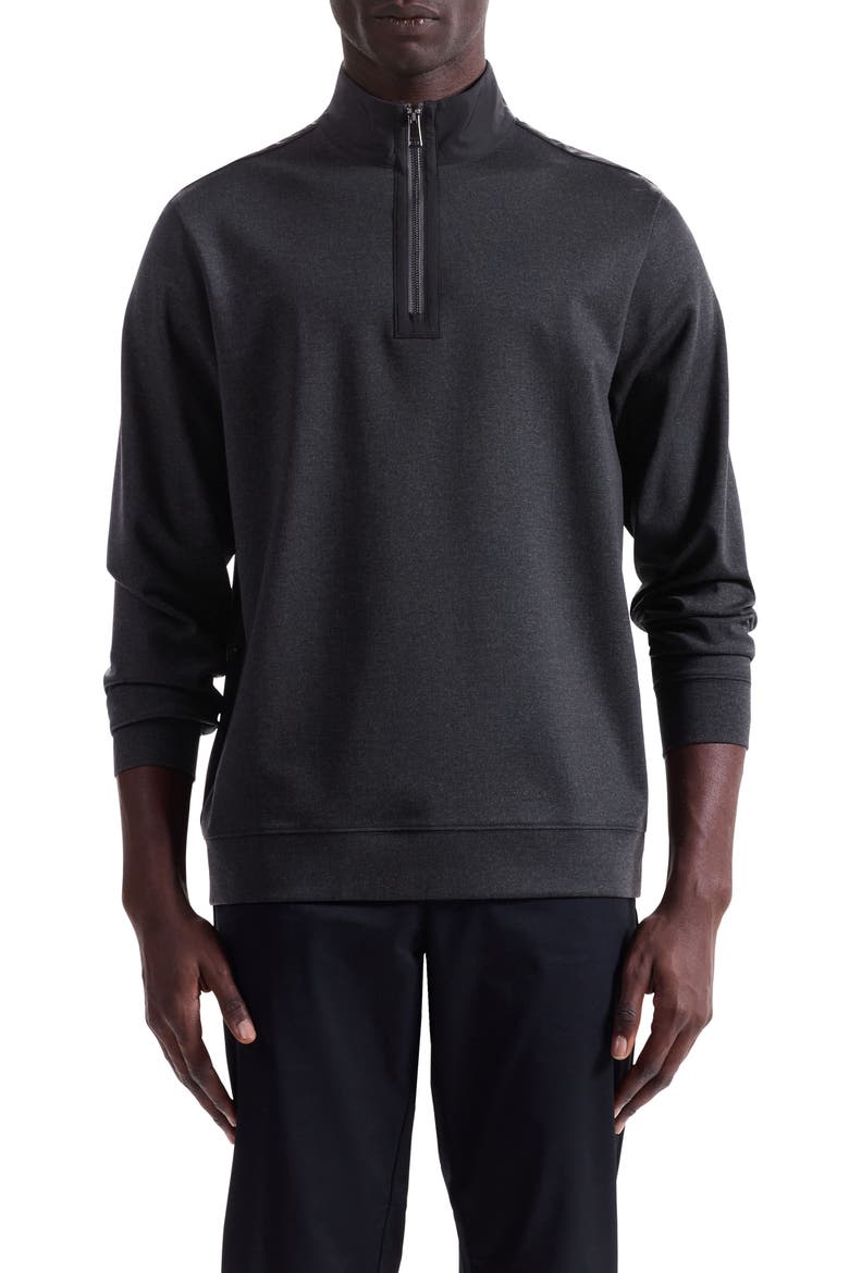 Quarter Zip Pullover, Main, color, ANTHRACITE