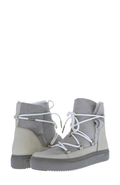 Blackstone Ul87 Genuine Shearling Lined Boot In Gray