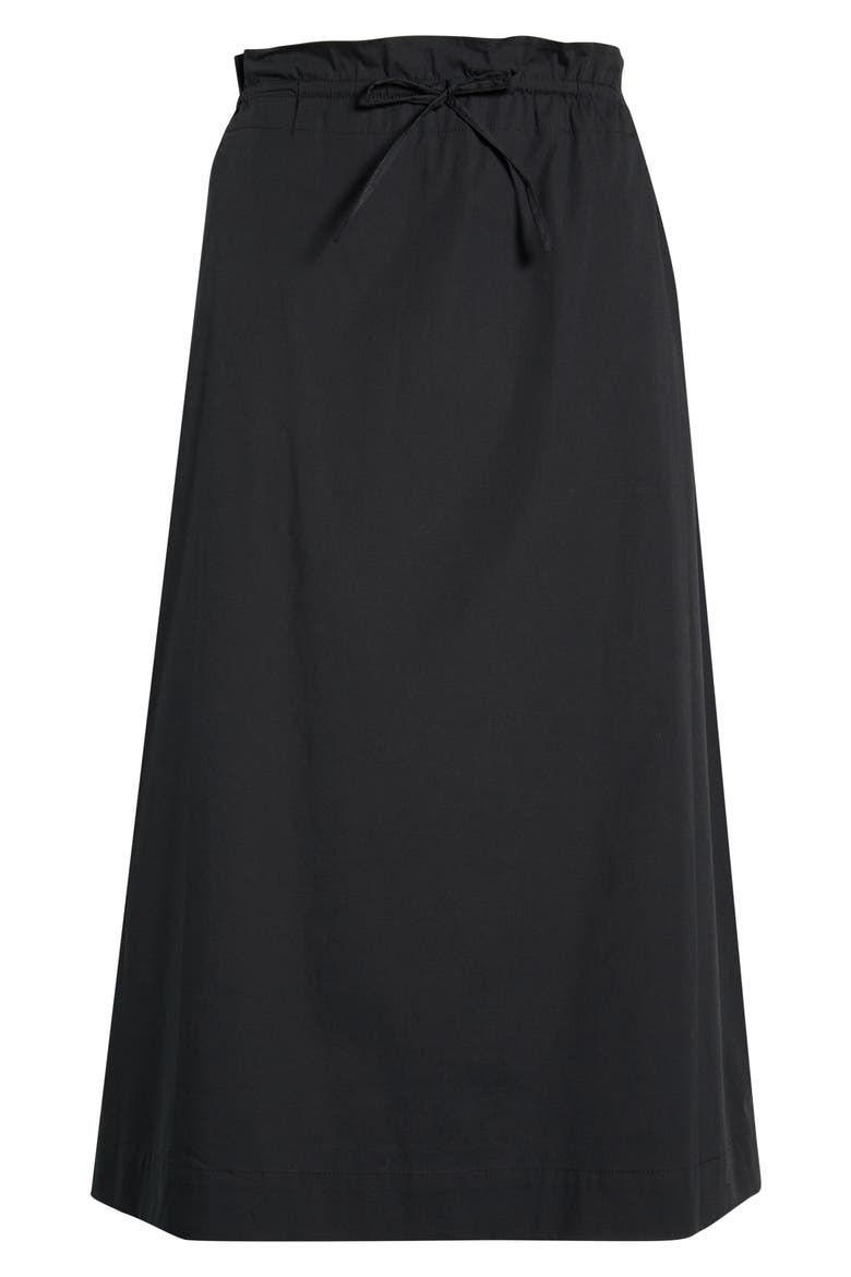Shore Midi Skirt, Alternate, color, BLACK