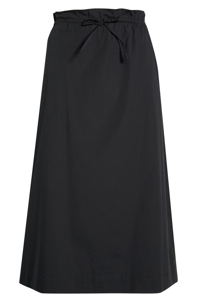 STAUD Shore Midi Skirt, Alternate, color, Black