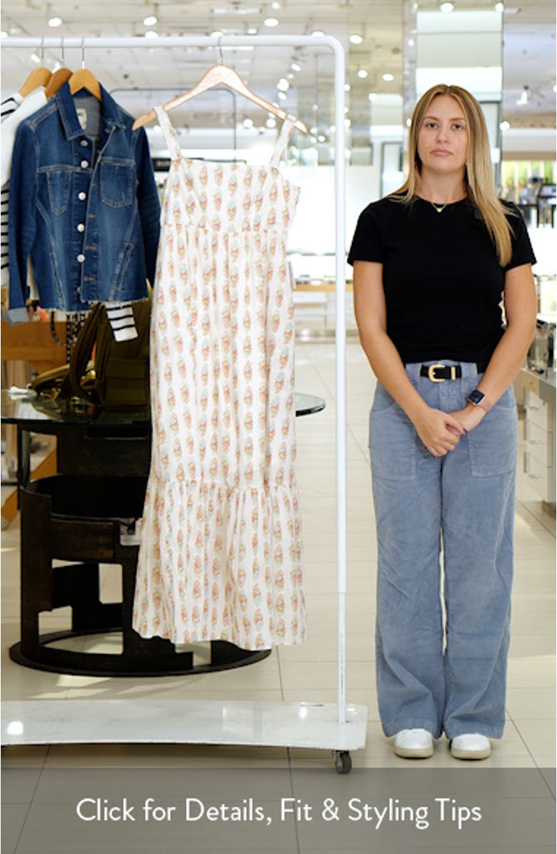 Gabriela Floral Print Maxi Dress, sales video thumbnail