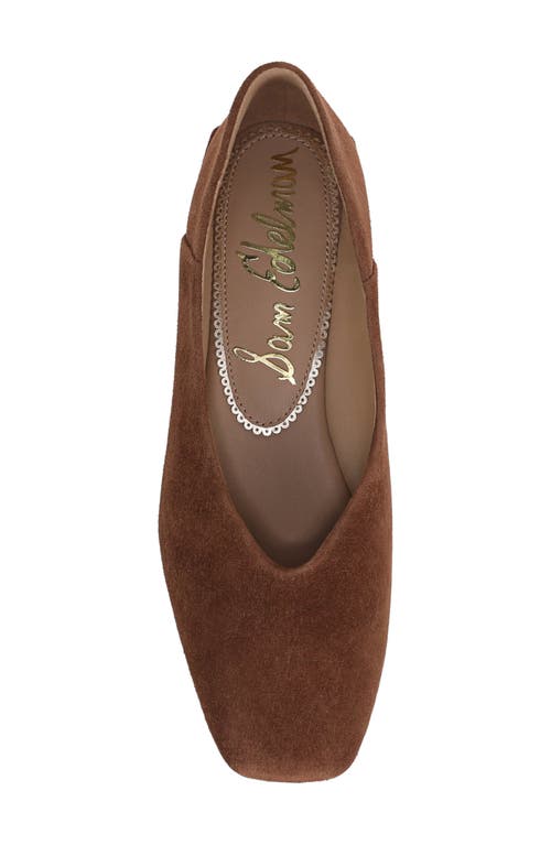 Sam Edelman Kasey Square Toe Pump In Brown