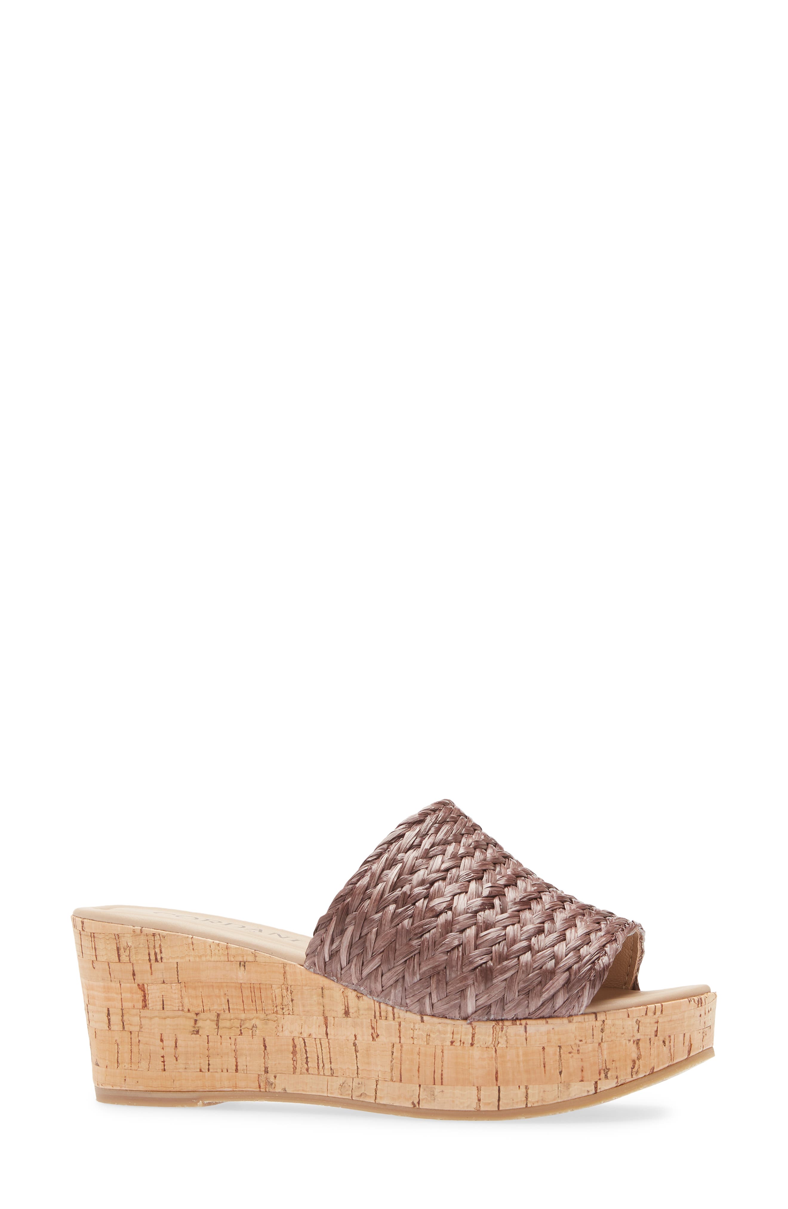 Cordani Deanna Platform Wedge Slide Sandal, Alternate, color, 