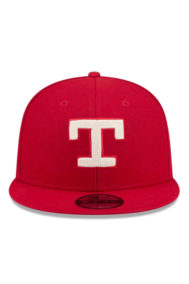 Men's New Era Red Texas Rangers 2026 City Connect 9FIFTY Snapback Hat, Alternate, color, Red