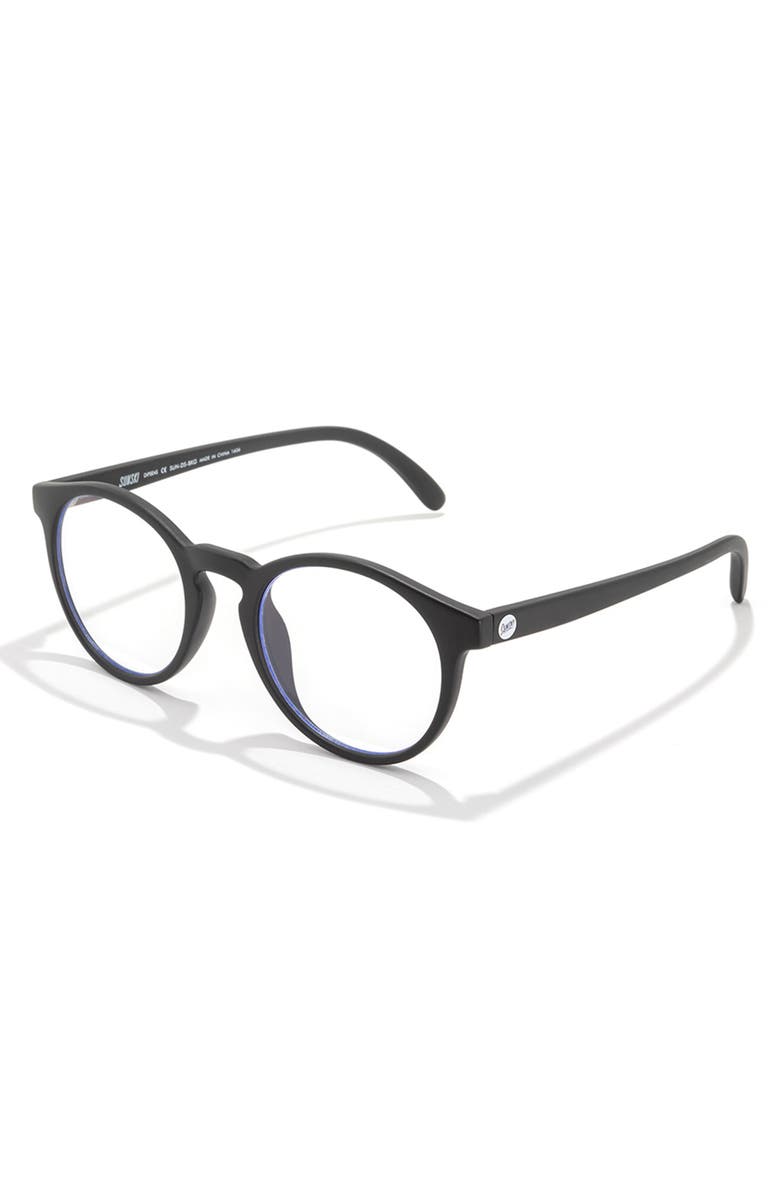 Sunski 51mm Dipsea Blue Light Blocking Glasses, Alternate, color, 
