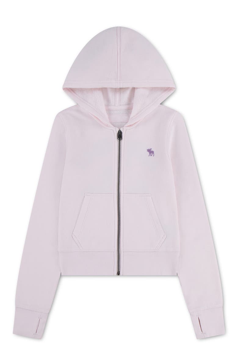 Kids' Full Zip Hoodie, Main, color, PINK MARSHMALLOW