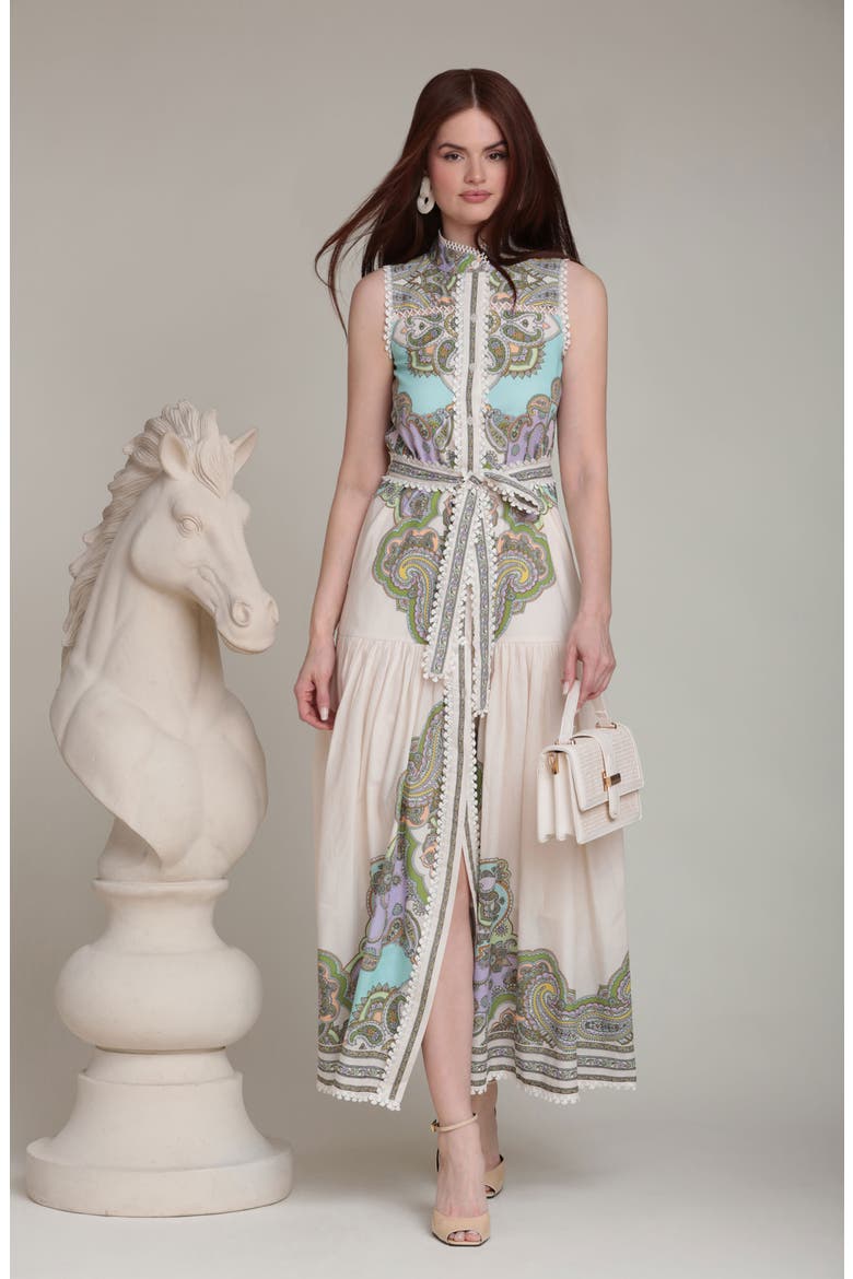 paisley formal dress Rina Sage Paisley Maxi Dress