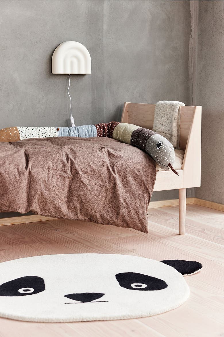 Panda Rug, Alternate, color, White