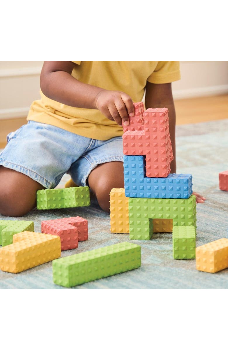 Kaplan Early Learning Company Textured Puzzle Blocks - 36 Pieces, Alternate, color, 