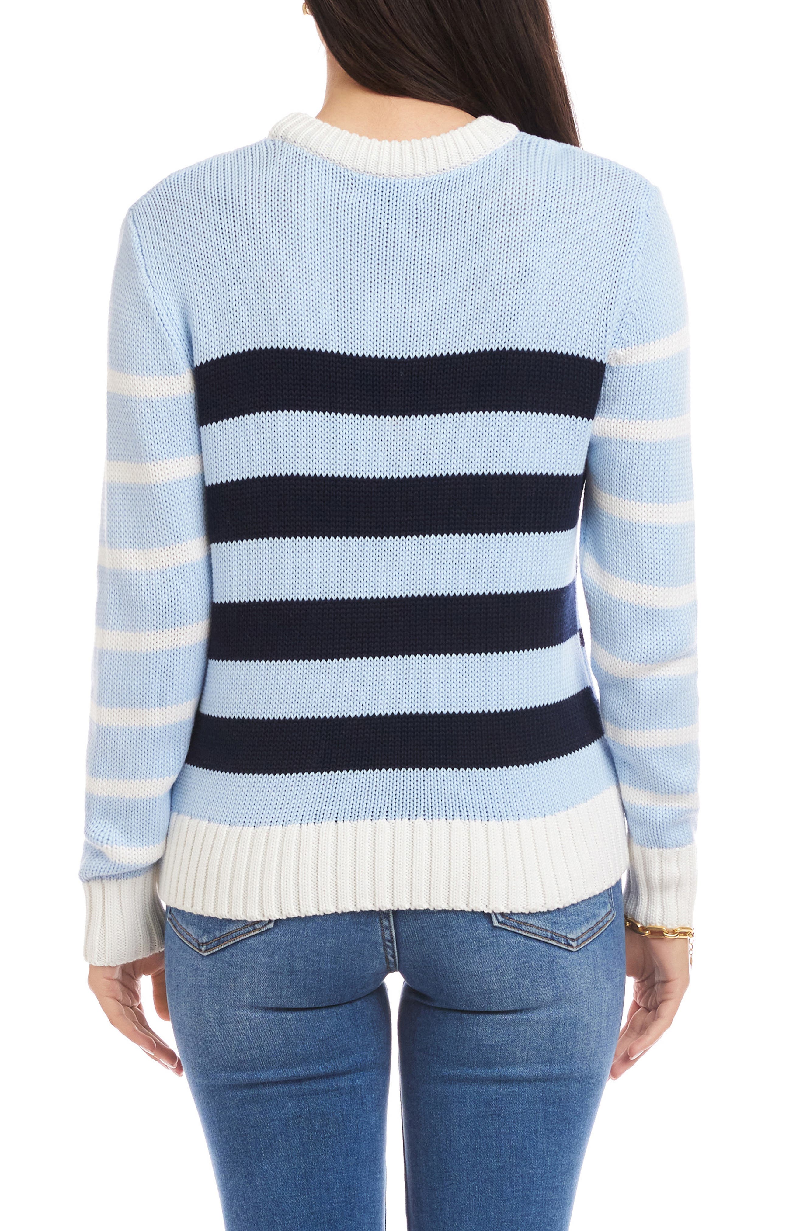 Stripe Crewneck Sweater - image 2