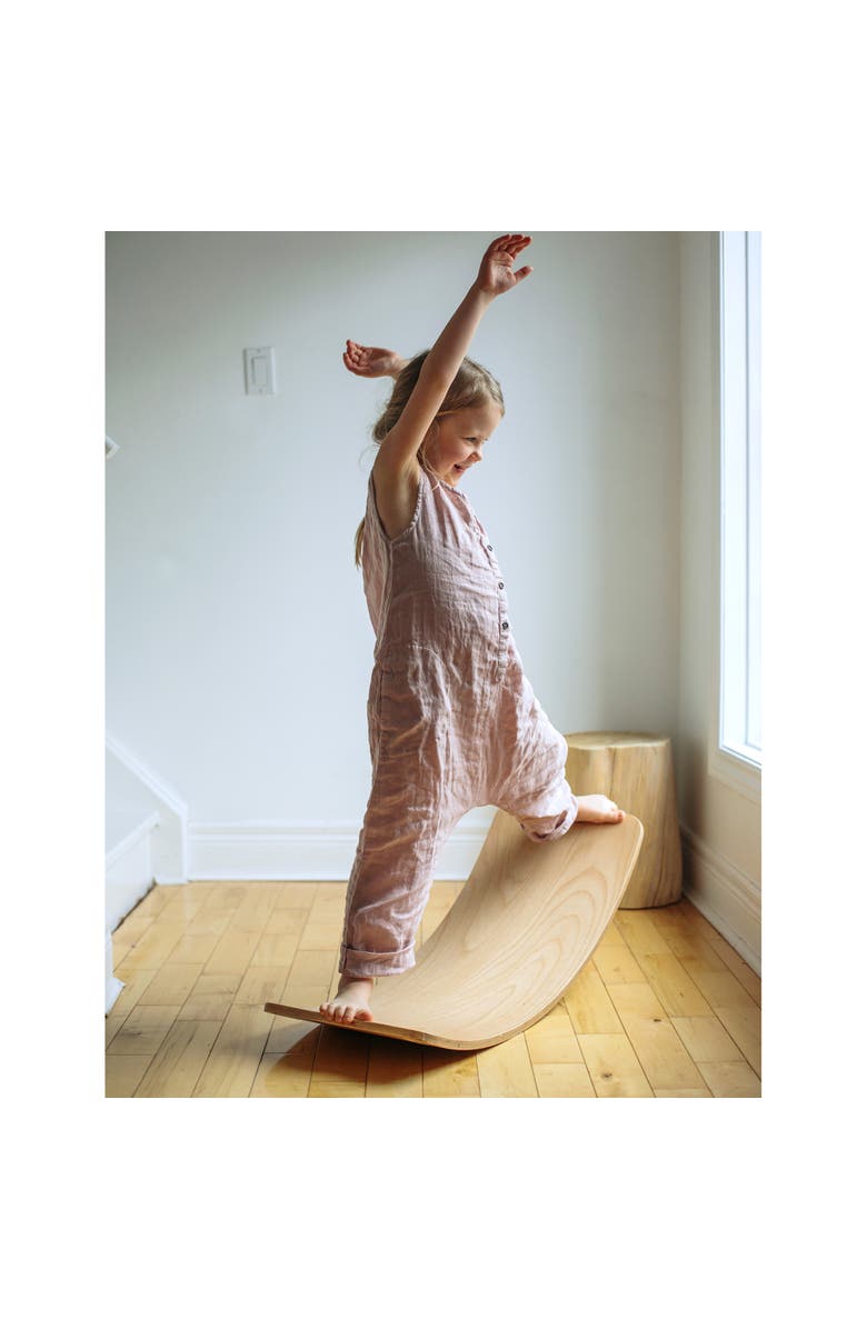 Kinderfeets Kinderboard Natural Wooden Balance Board, Alternate, color,