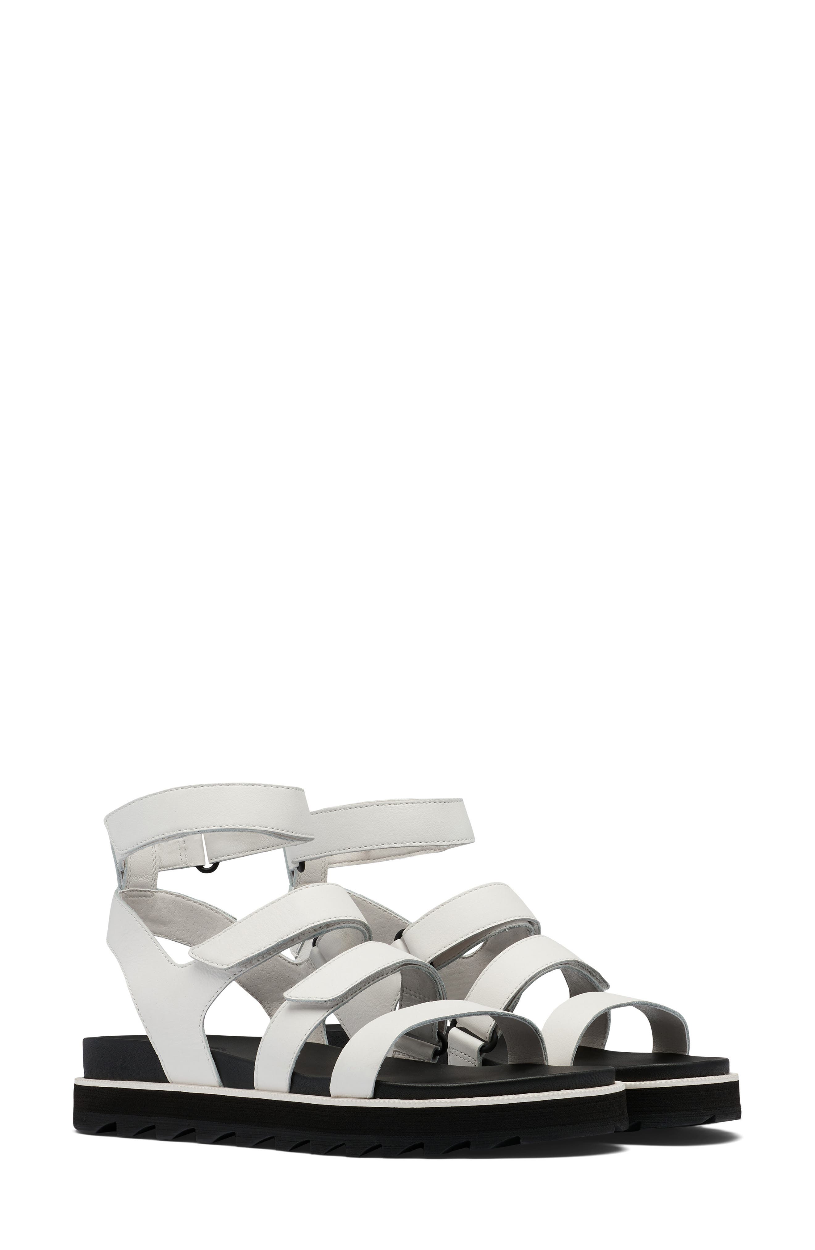 Strappy Sandal, Main, color, SEA SALT/ BLACK