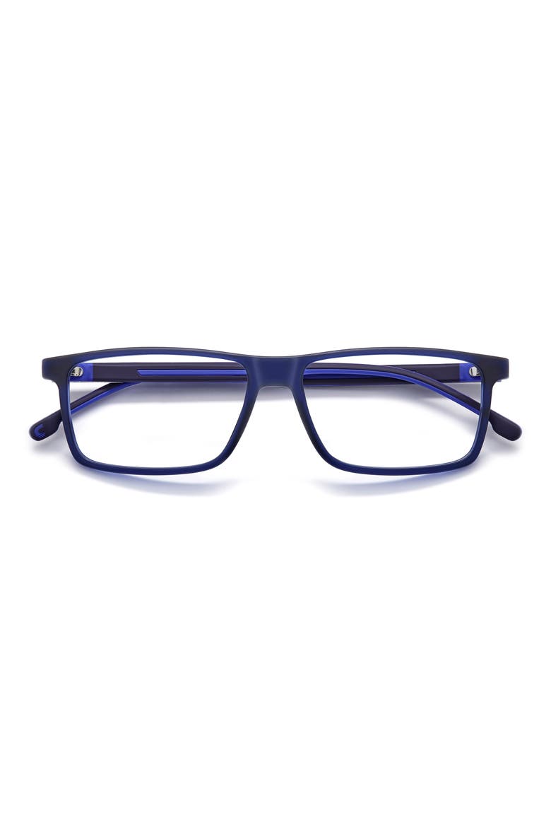 56mm Rectangular Optical Glasses, Alternate, color, BLUE