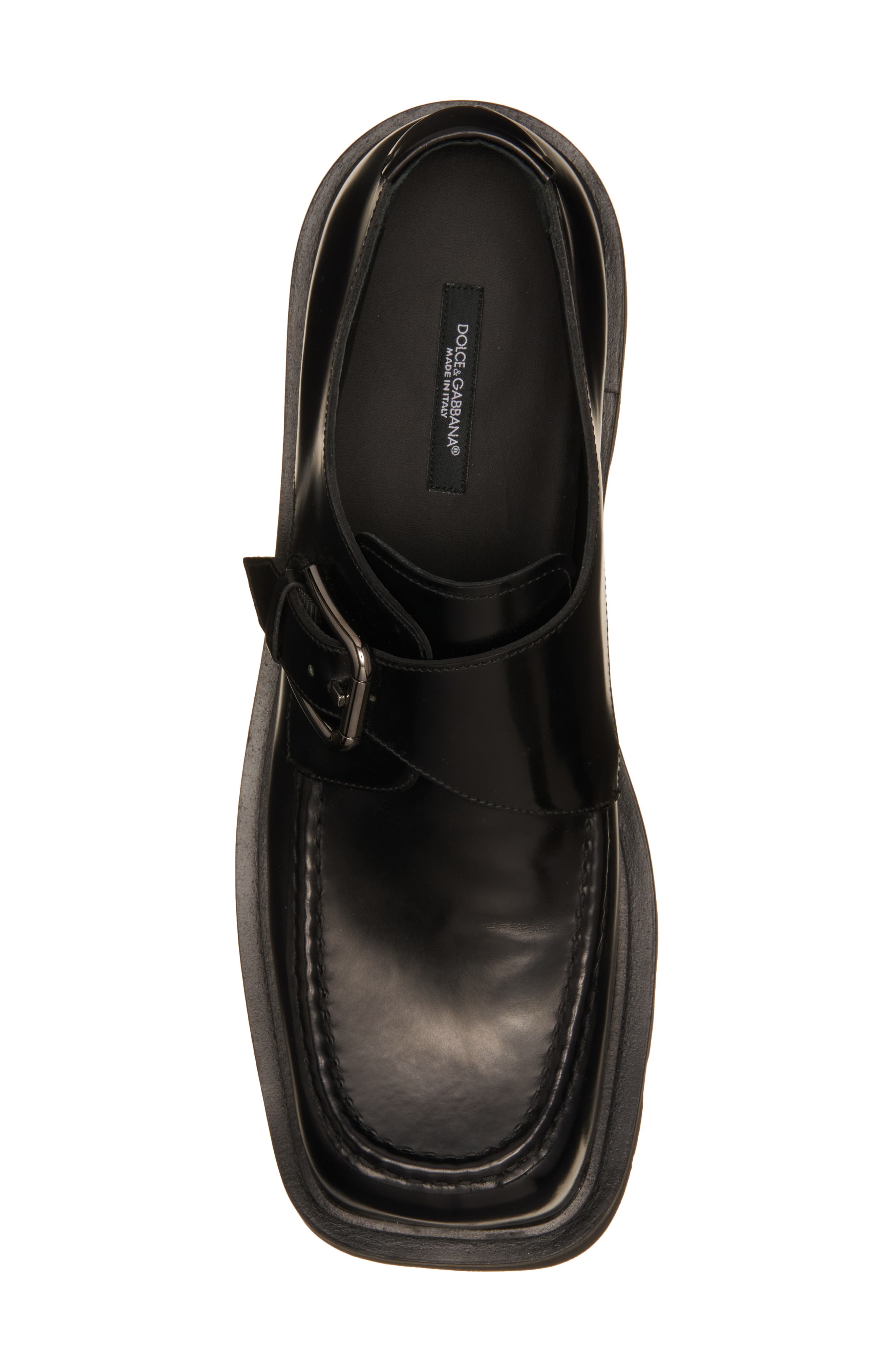 Dolce&Gabbana City Trek Monk Strap Shoe, Alternate, color, Black