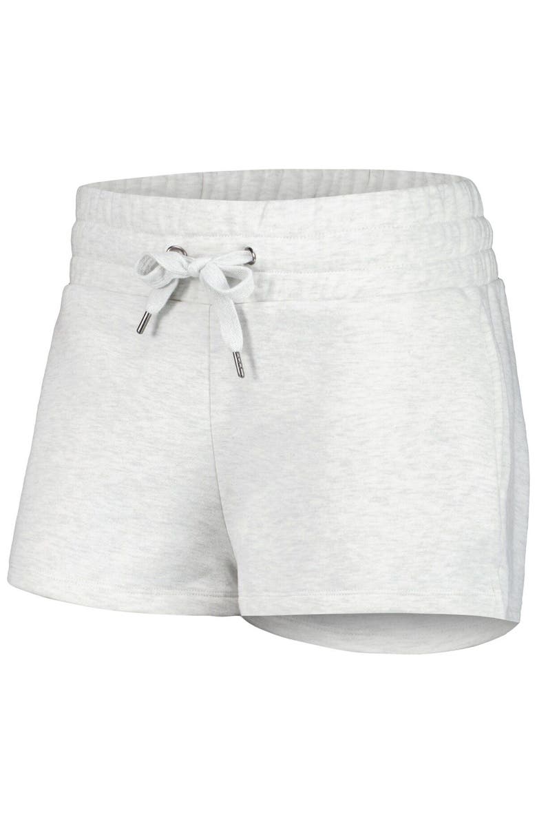 GAMEDAY COUTURE Women's Gameday Couture Ash USC Trojans Team Effort Pullover Sweatshirt & Shorts Sleep Set, Alternate, color, 