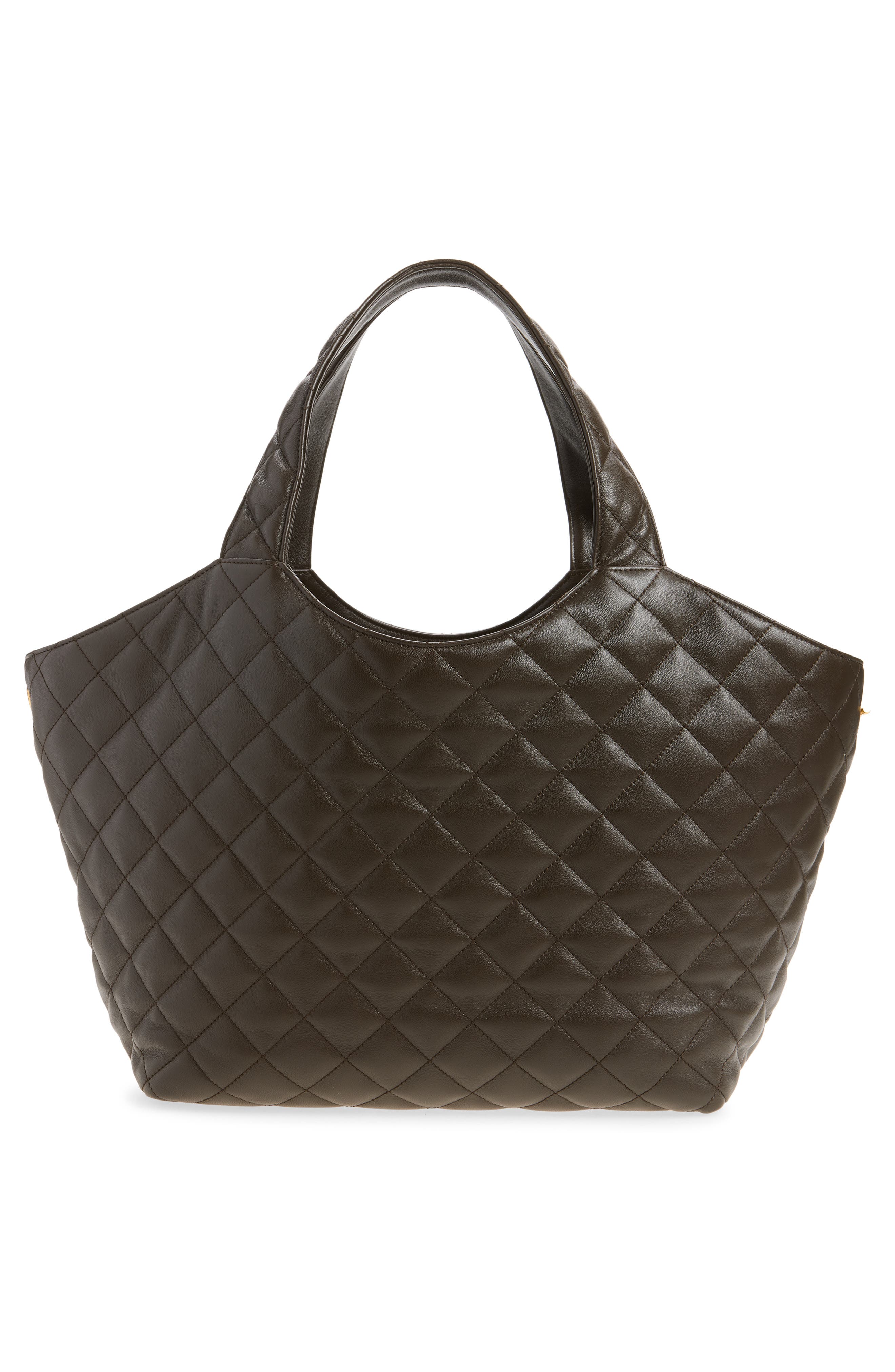 Medium Icare Quilted Shopper, Alternate, color, LIGHT MUSK